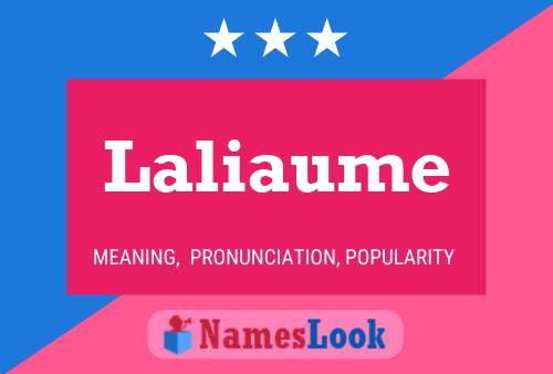 Постер имени Laliaume