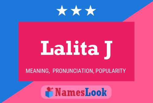 Постер имени Lalita J