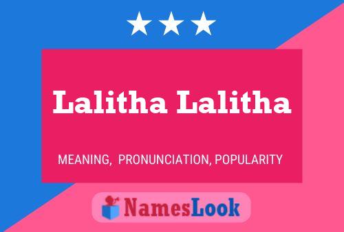 Постер имени Lalitha Lalitha