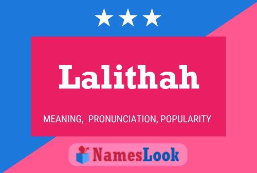 Постер имени Lalithah