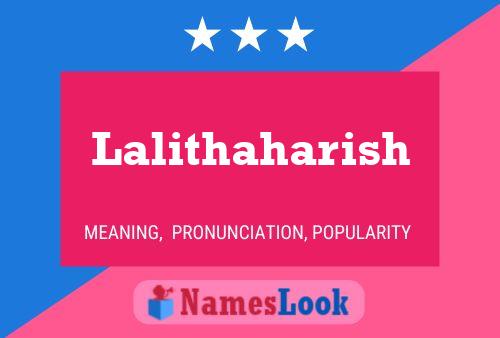 Постер имени Lalithaharish