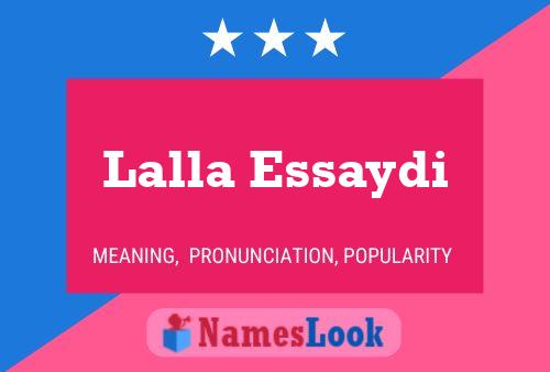 Постер имени Lalla Essaydi