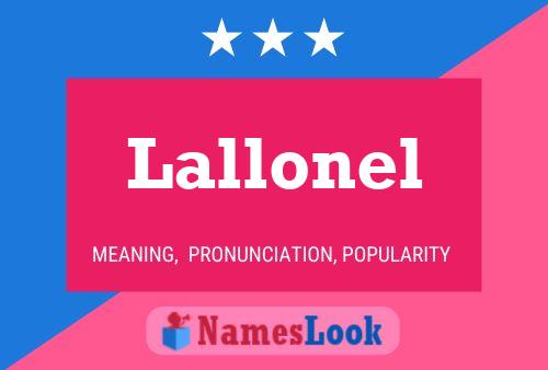 Постер имени Lallonel