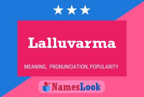 Постер имени Lalluvarma