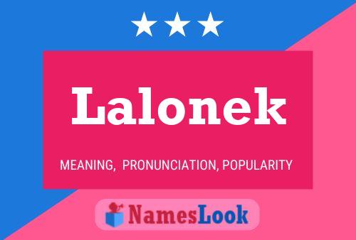 Постер имени Lalonek