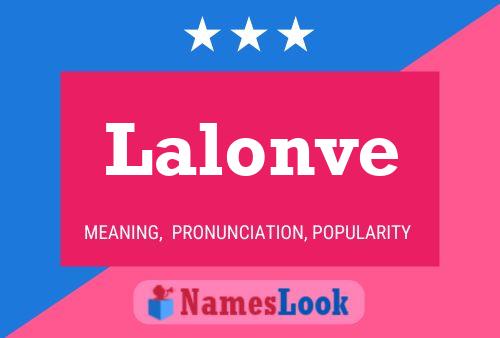 Постер имени Lalonve