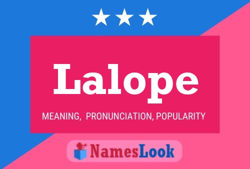 Постер имени Lalope