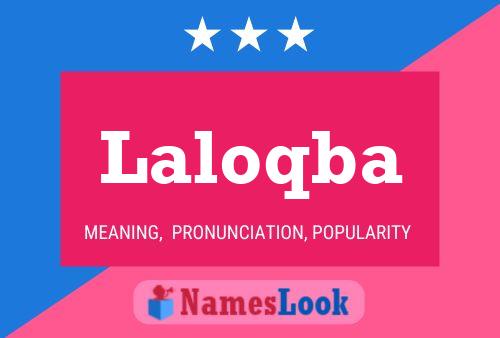 Постер имени Laloqba