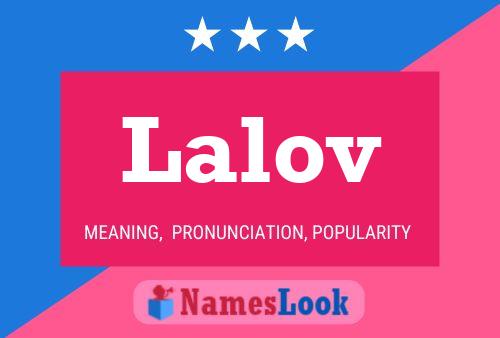 Постер имени Lalov