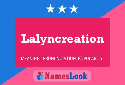 Постер имени Lalyncreation