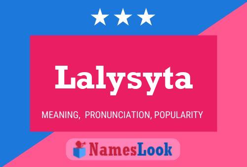 Постер имени Lalysyta