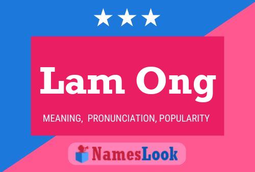 Постер имени Lam Ong