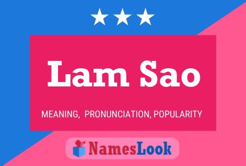 Постер имени Lam Sao