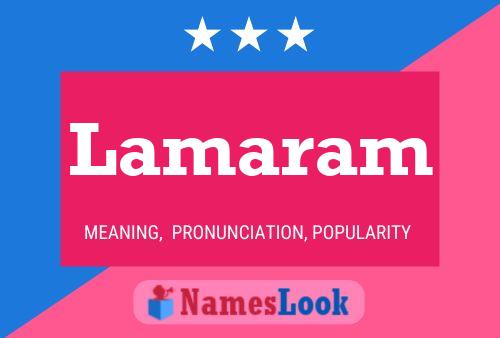 Постер имени Lamaram