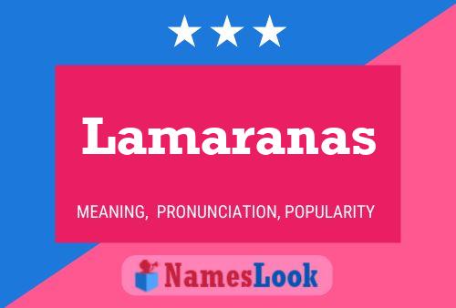 Постер имени Lamaranas