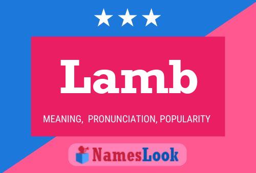 Постер имени Lamb