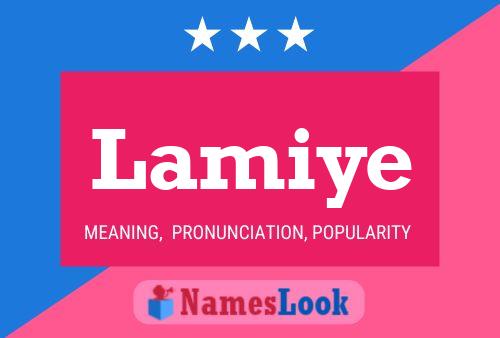 Постер имени Lamiye