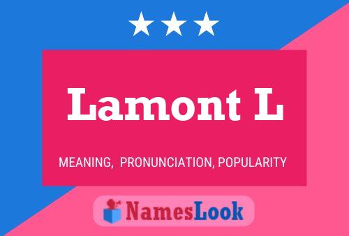 Постер имени Lamont L