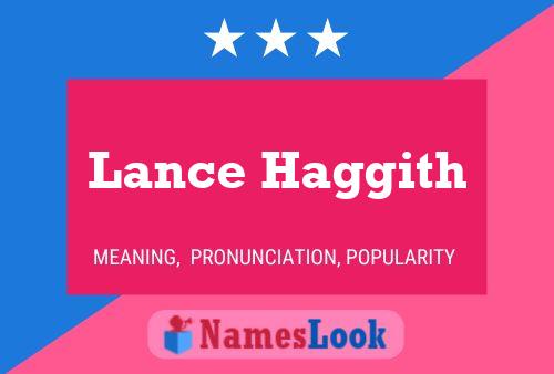 Постер имени Lance Haggith