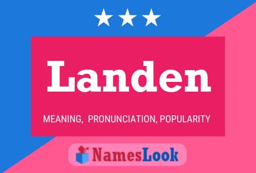 Постер имени Landen