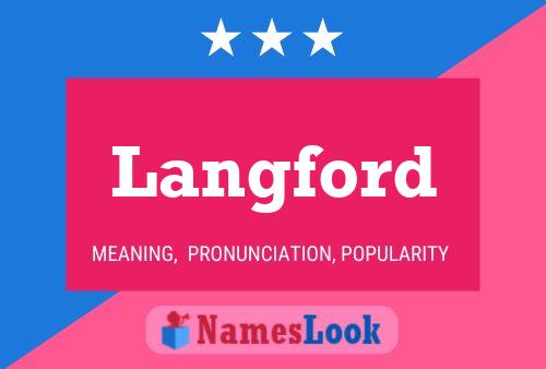 Постер имени Langford