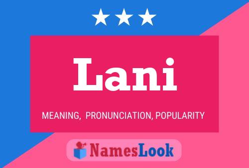 Постер имени Lani