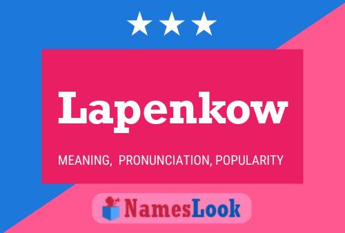 Постер имени Lapenkow