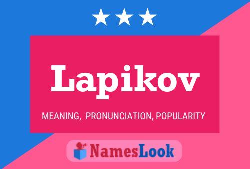 Постер имени Lapikov