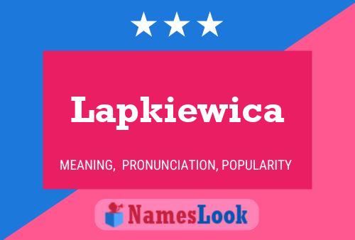 Постер имени Lapkiewica