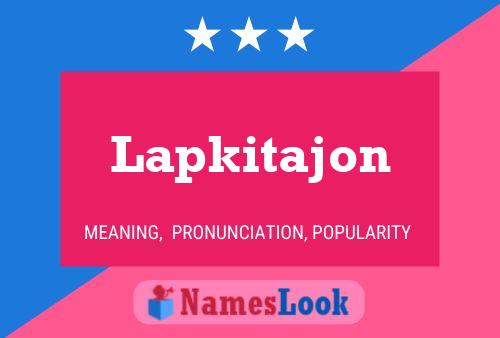 Постер имени Lapkitajon