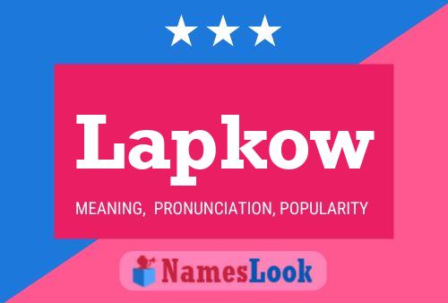 Постер имени Lapkow