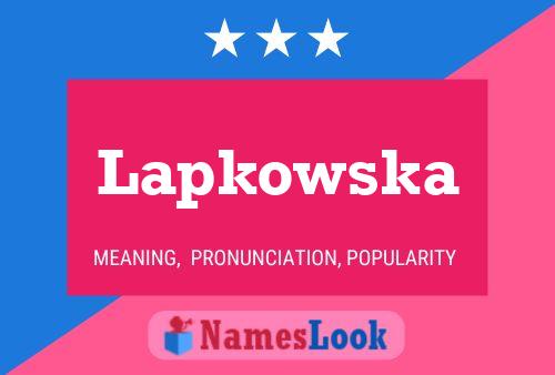 Постер имени Lapkowska