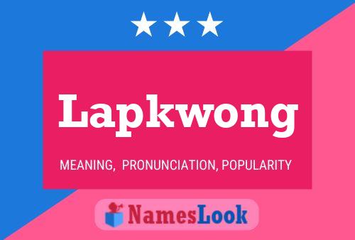 Постер имени Lapkwong