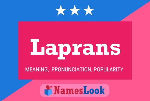 Постер имени Laprans