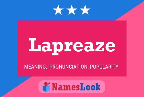 Постер имени Lapreaze