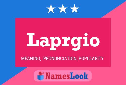 Постер имени Laprgio