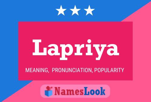 Постер имени Lapriya