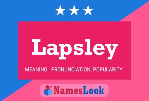 Постер имени Lapsley