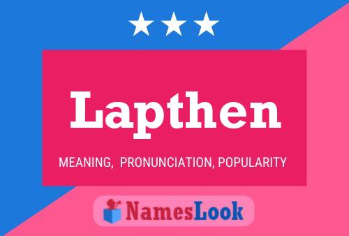 Постер имени Lapthen