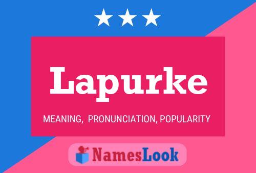 Постер имени Lapurke