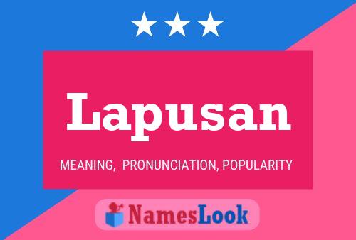 Постер имени Lapusan