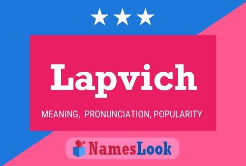 Постер имени Lapvich