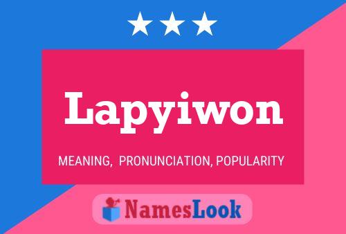 Постер имени Lapyiwon