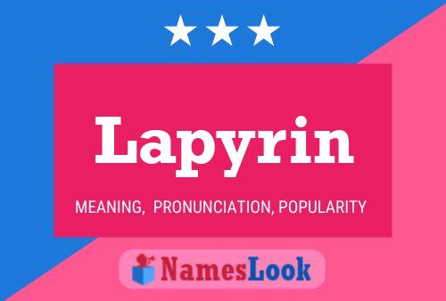 Постер имени Lapyrin