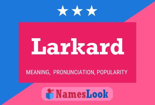 Постер имени Larkard