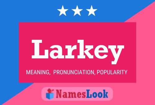 Постер имени Larkey