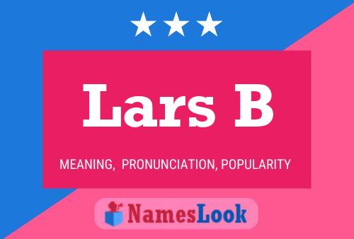 Постер имени Lars B