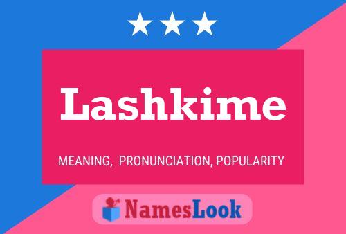 Постер имени Lashkime