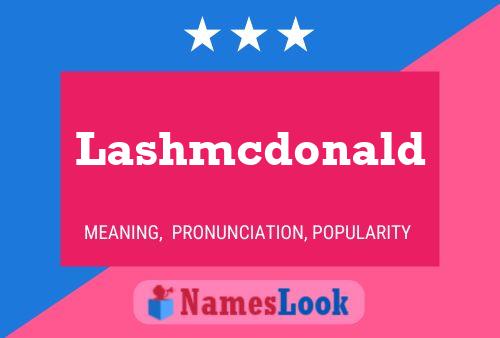 Постер имени Lashmcdonald