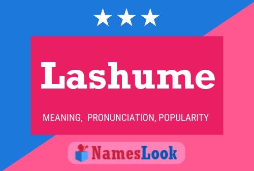 Постер имени Lashume